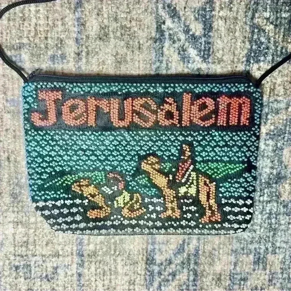 Beaded Jerusalem Crossbody Shoulder Bag - Picture 5 of 9